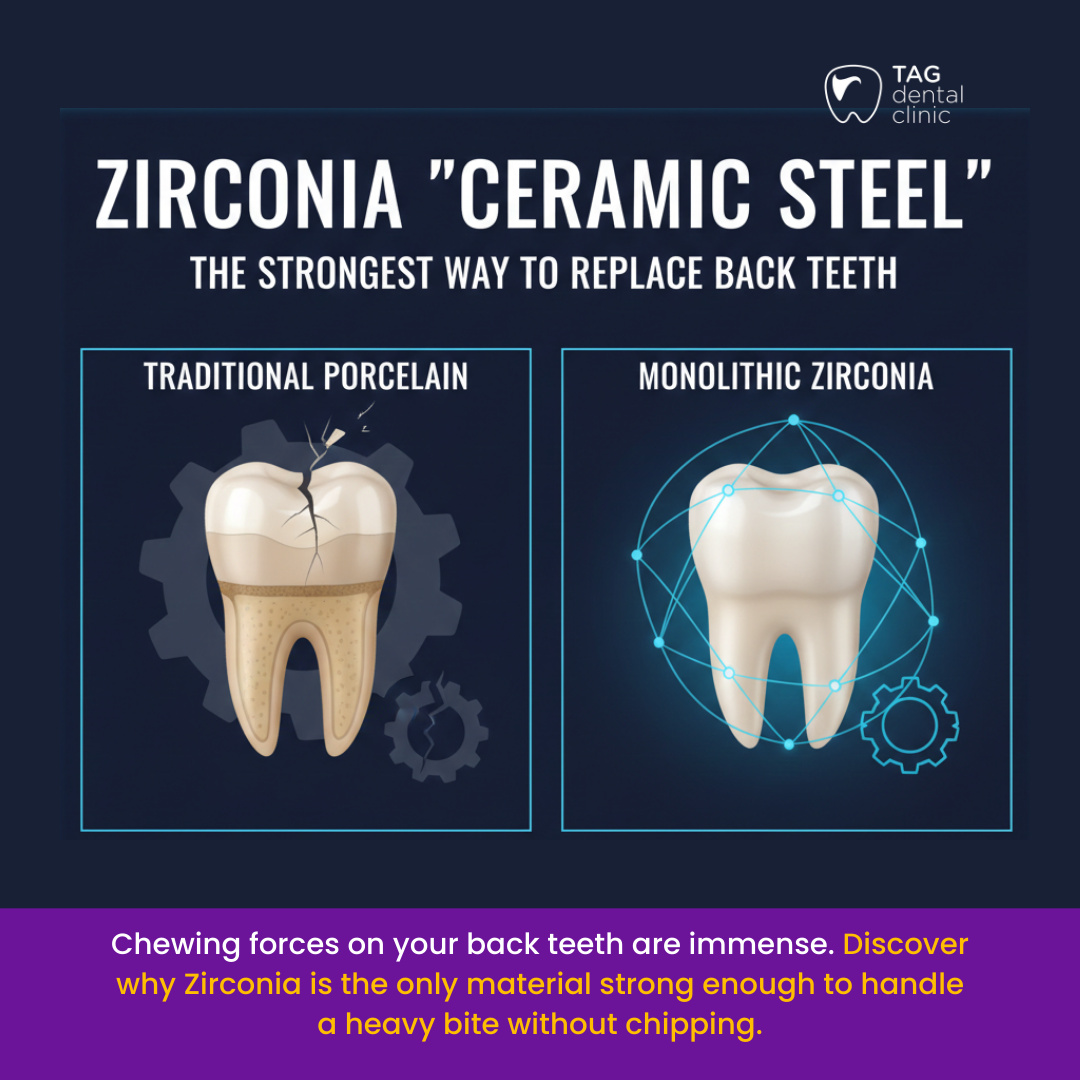Zirconia 'Ceramic Steel': The Strongest Way to Replace Back Teeth